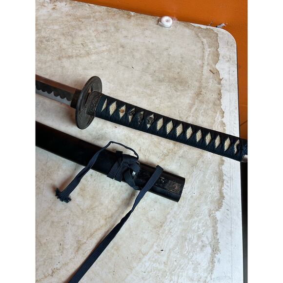 Full size steel sword Japanese Katana Tachi Odachi Sword Spring Steel w scabbard